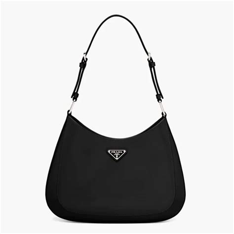 prada bag cleo black|brushed leather shoulder bag Prada.